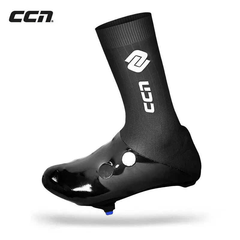 CCN Shoe Cover Windproof And Waterproof Lightweight Rubber Elastic Shoec Cover Road Bike Shoe Protective Cover High Quality