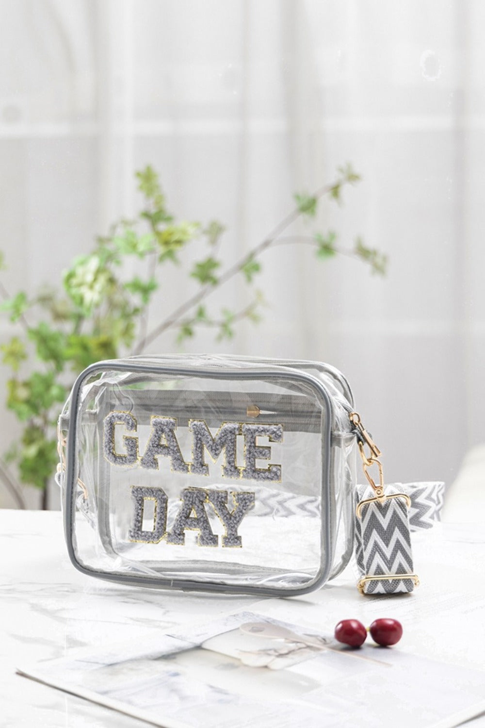 Zenana GAME DAY Stadium Approved Transparent Crossbody Bag - Smart Shopper