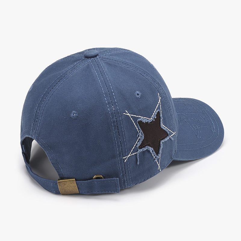 Adjustable Star Raw Hem Cap - Smart Shopper