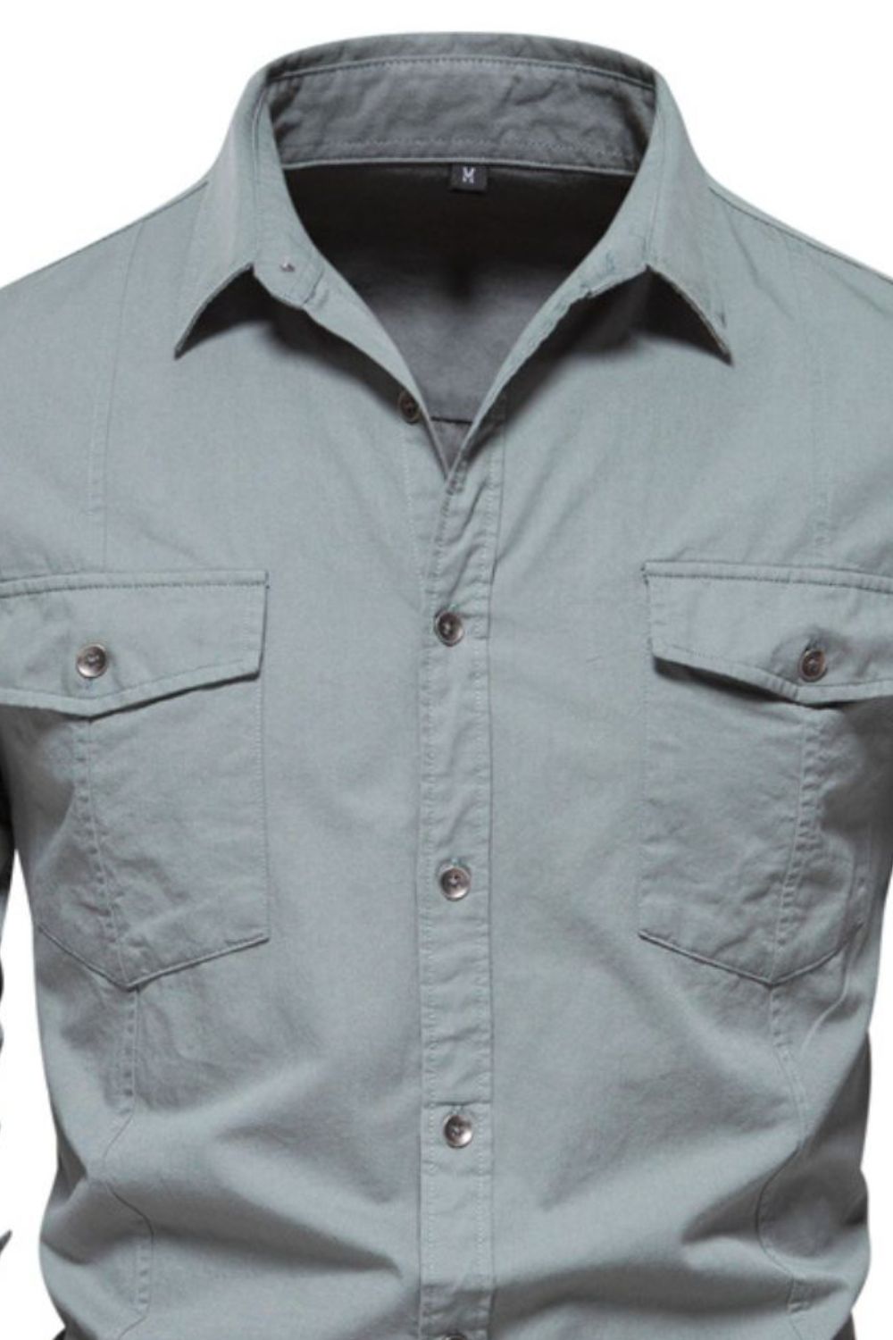 Men's Button Down Collared Neck Shirt - Smart Shopper