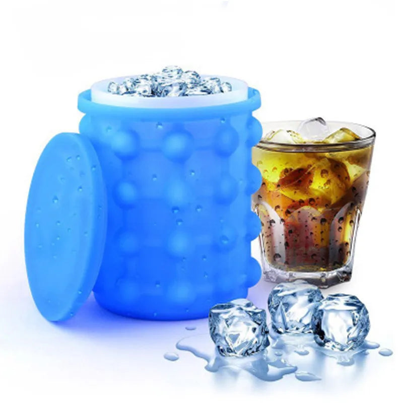 Round Barrel 3D Champagne Ice Bucket - Smart Shopper