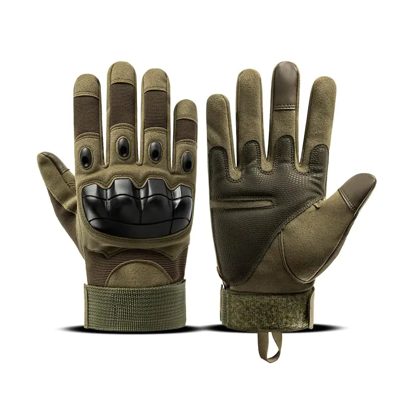 ANJMEICH Tactical Gloves Non-Slip wear-Resistant to Protect Hands Suitable for Outdoor Sports (Green XL) - Smart Shopper