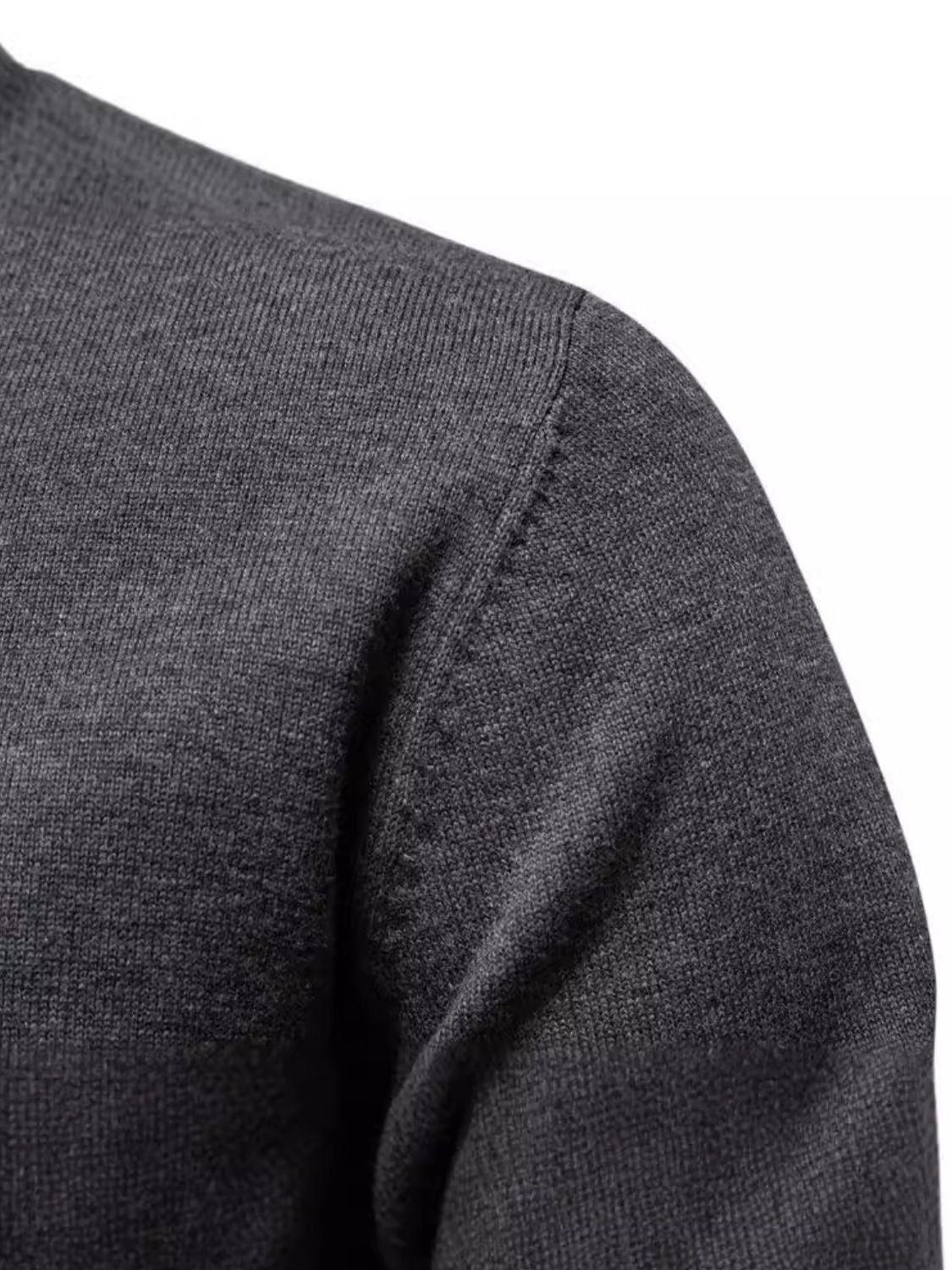 Men's Round Neck Long Sleeve Sweater - Smart Shopper