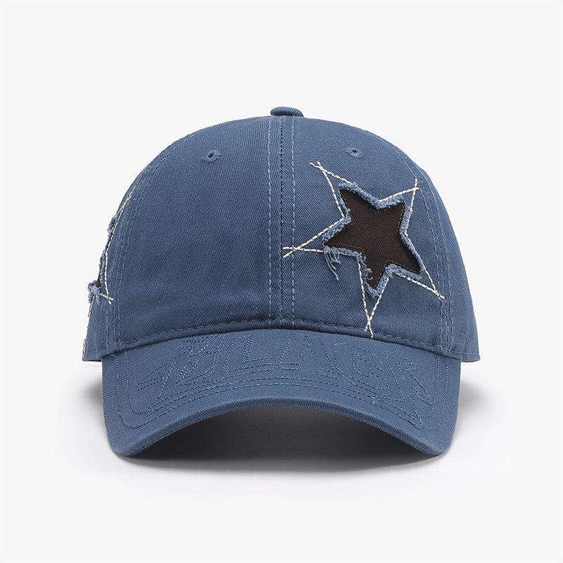 Adjustable Star Raw Hem Cap - Smart Shopper