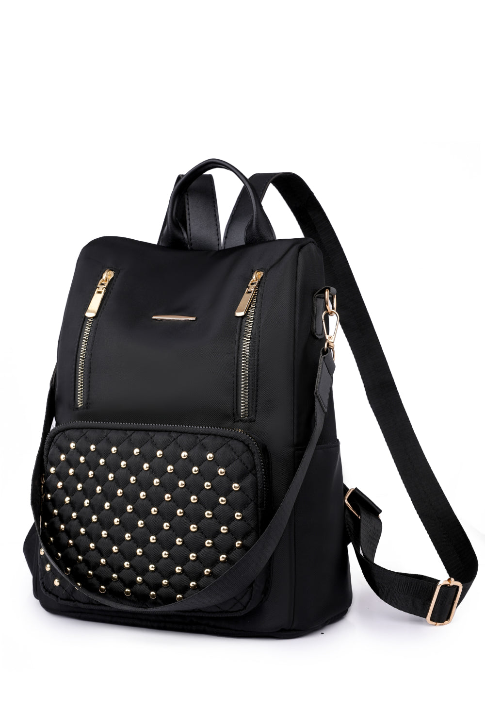 Zipper Pocket Beaded Backpack - Smart Shopper