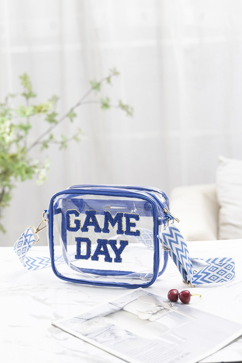 Zenana GAME DAY Stadium Approved Transparent Crossbody Bag - Smart Shopper