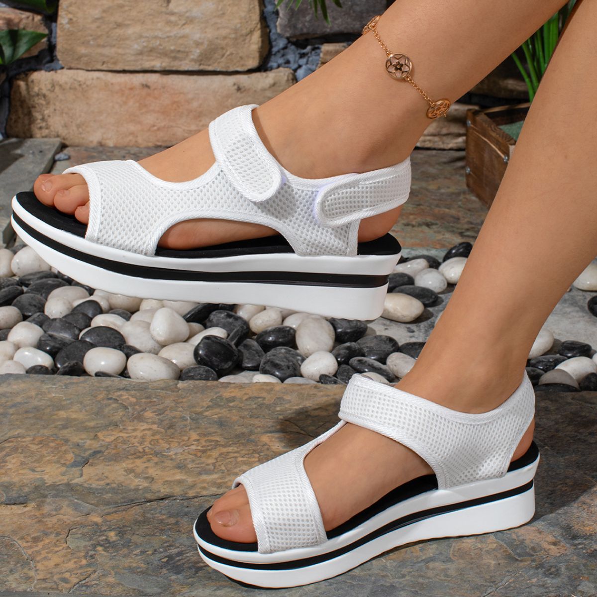 Velcro Mesh Breathable Sandals - Smart Shopper