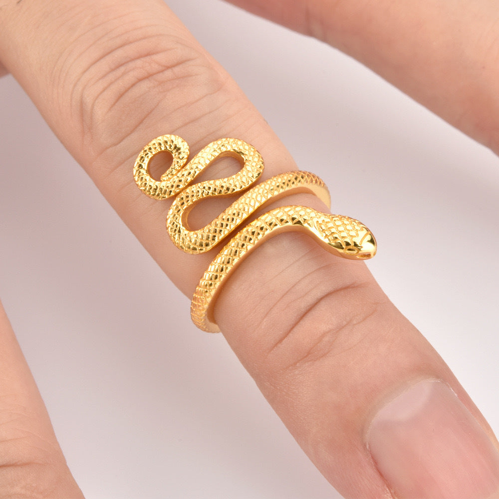 925 Sterling Silver Snake Shape Ring - Smart Shopper