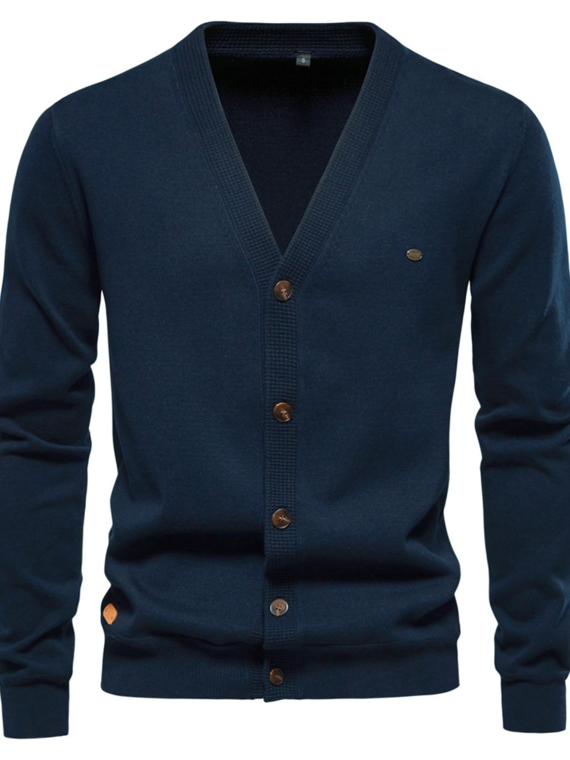 Men's Button Down V-Neck Cardigan - Smart Shopper