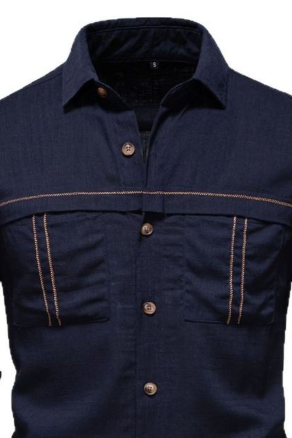 Men's Button Down Collared Neck Shirt - Smart Shopper