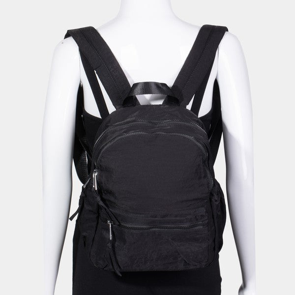 Fame Nylon Multi Pocket Backpack Bag - Smart Shopper