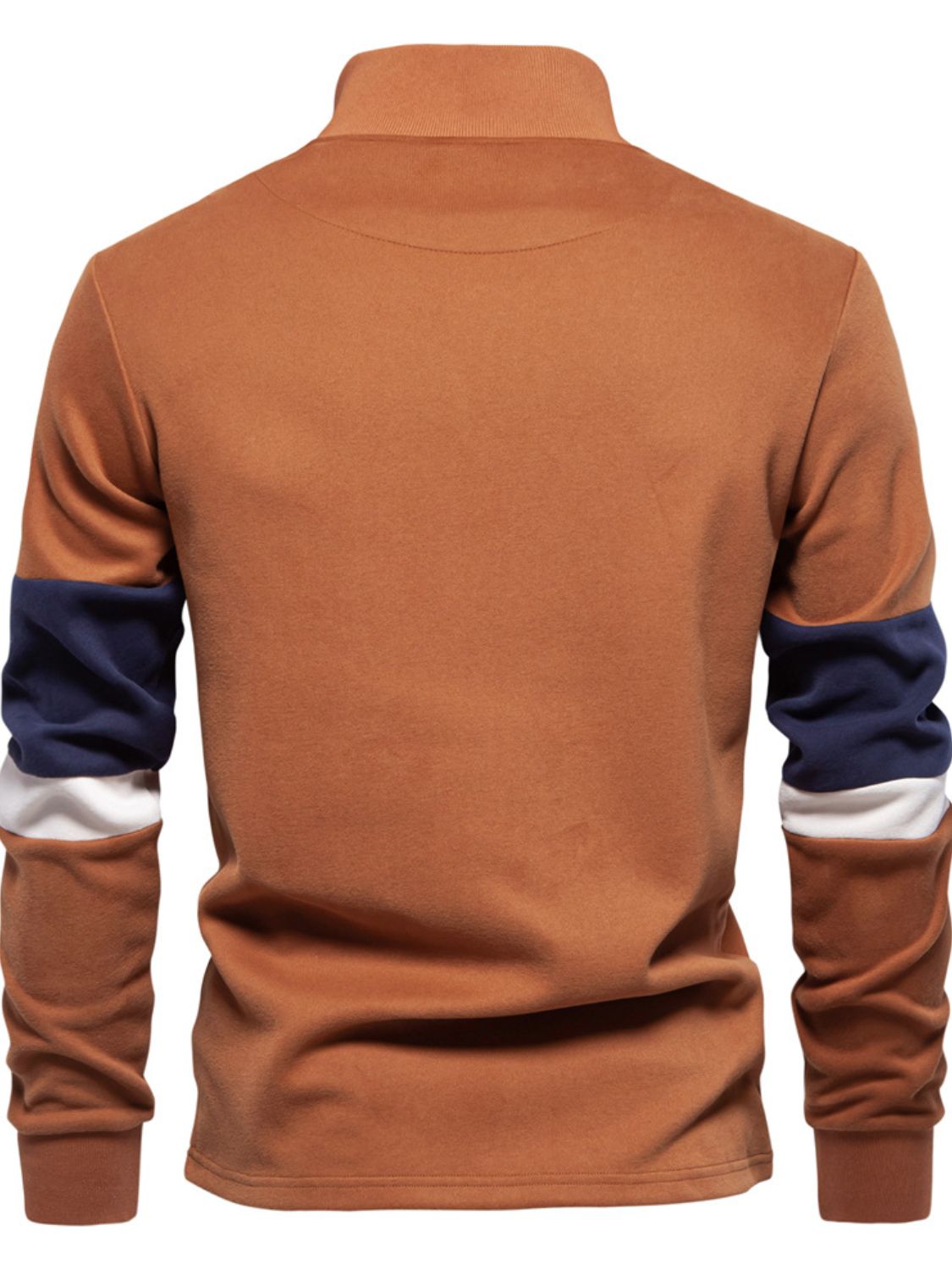 Men's Color Block Long Sleeve Polo - Smart Shopper