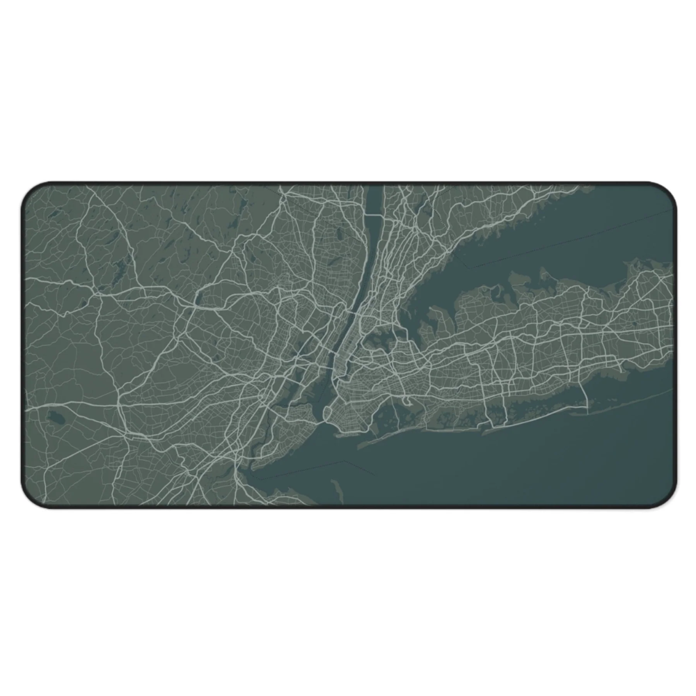 New York Map Desk Mat - Smart Shopper