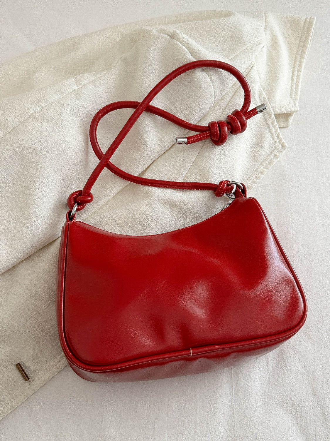 Butterfly PU Leather Shoulder Bag - Smart Shopper