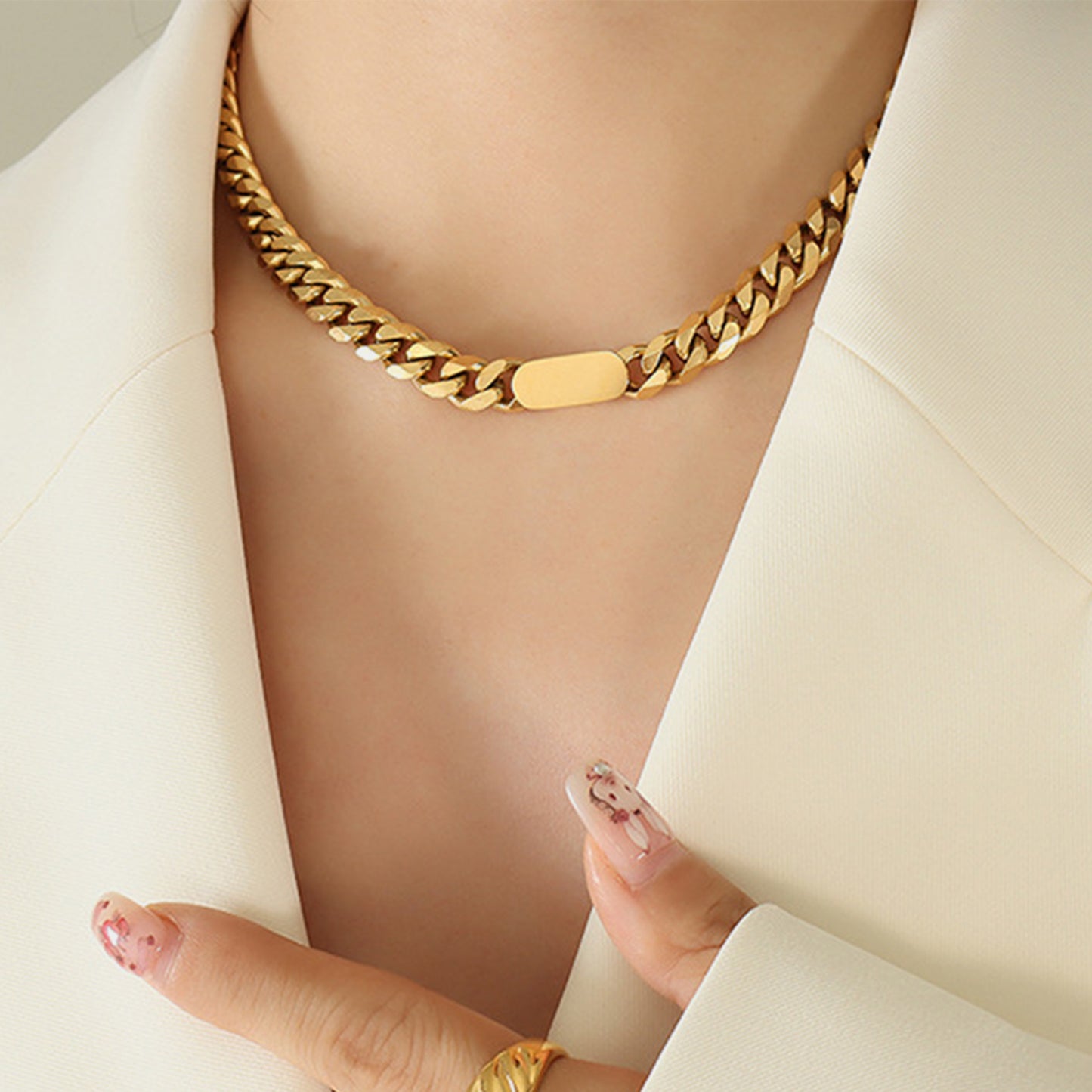 18K Gold-Plated Chain Necklace - Smart Shopper