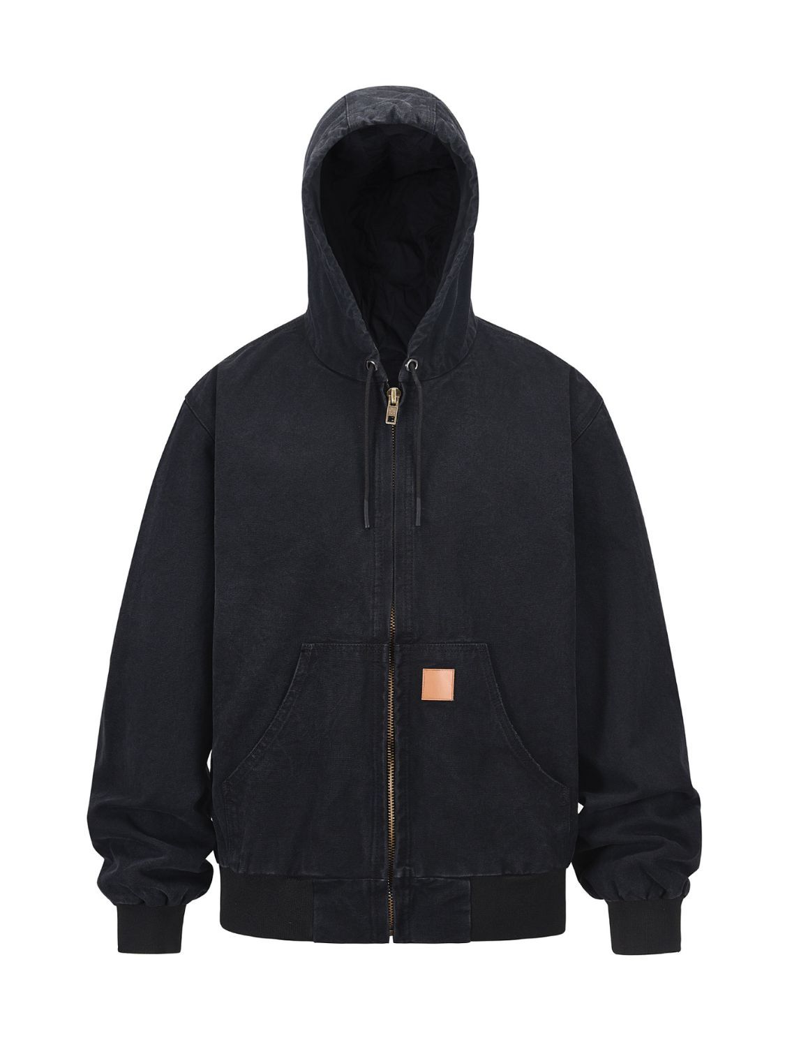 Men's Zip Up Washed Hooded Jacket - Smart Shopper