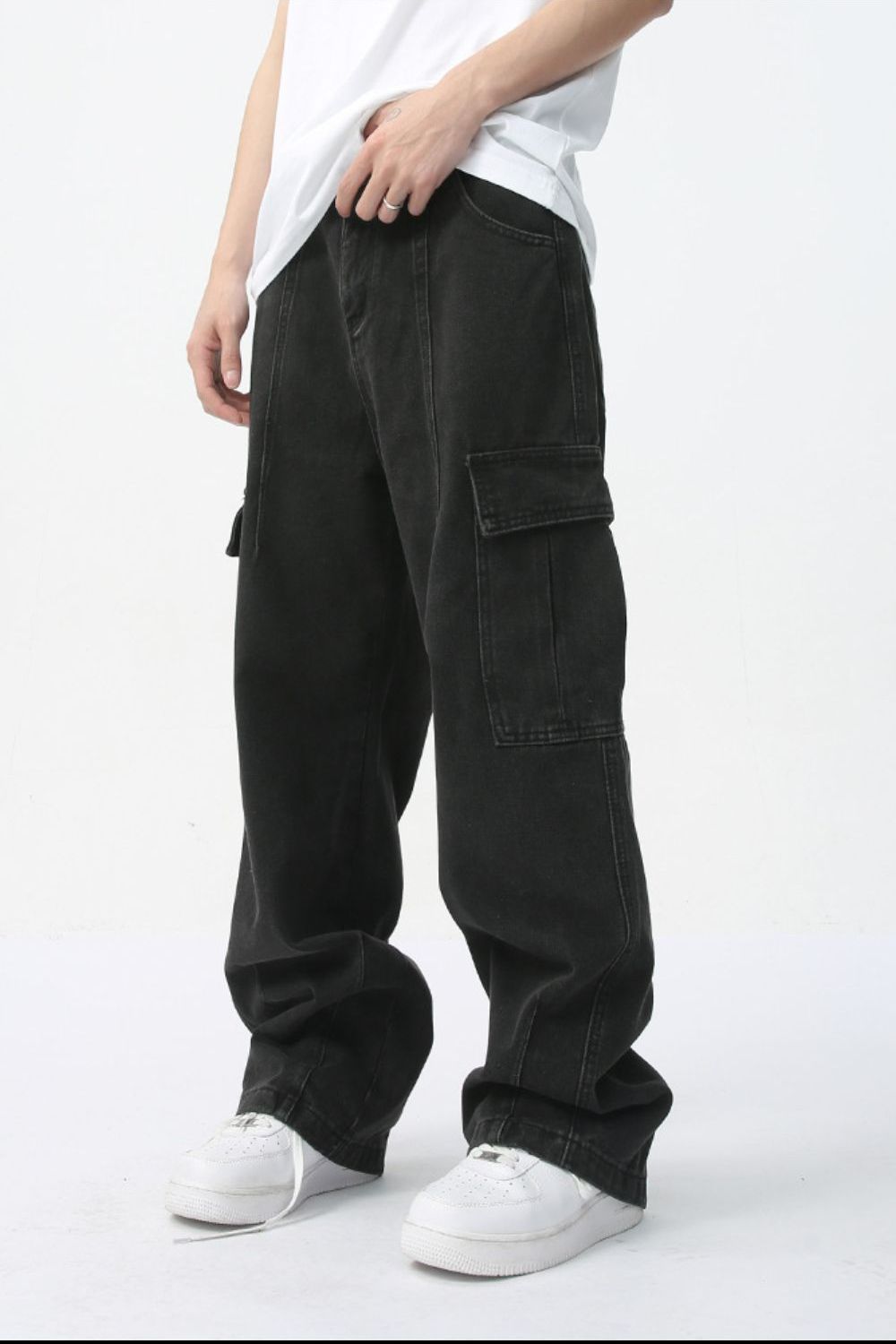 Men's Straight Cargo Jeans - Smart Shopper