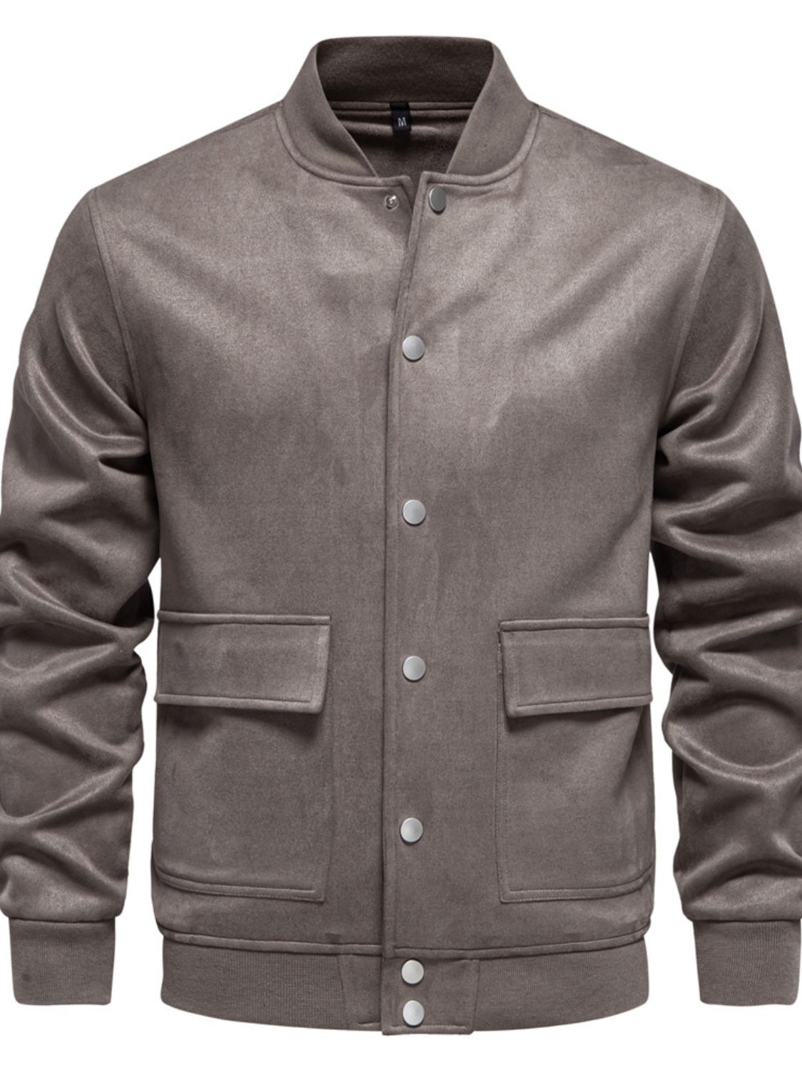 Men's Baseball Collar Snap Down Jacket - Smart Shopper