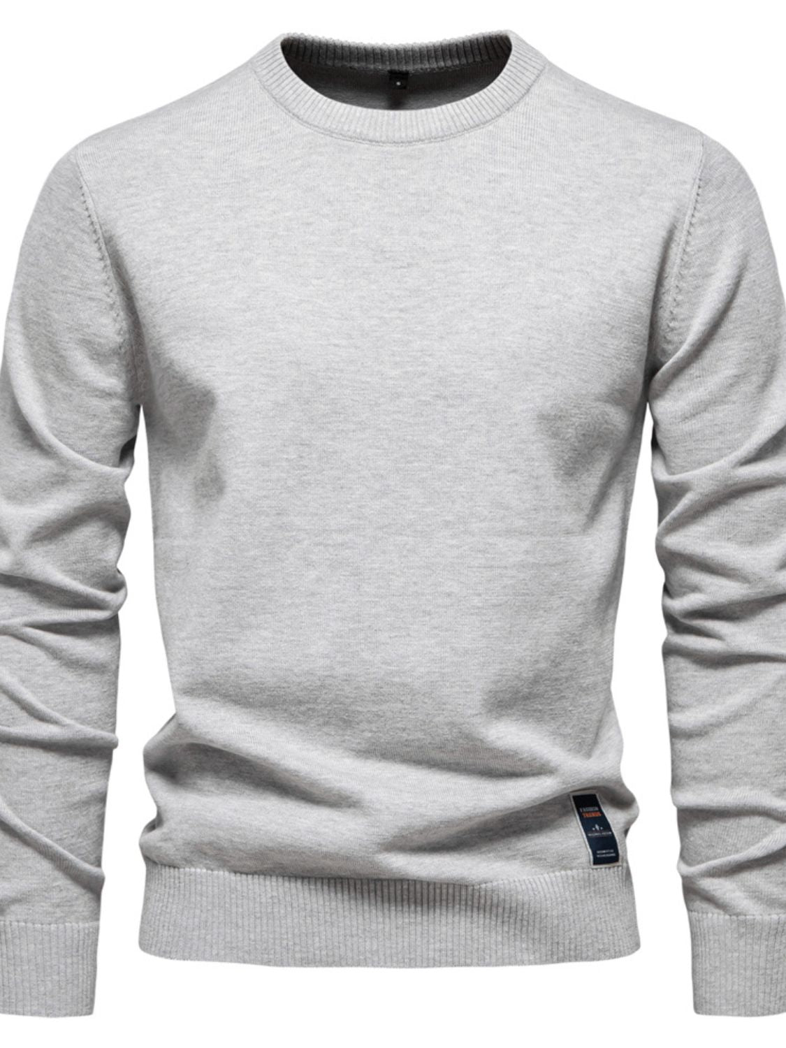 Men's Round Neck Long Sleeve Sweater - Smart Shopper