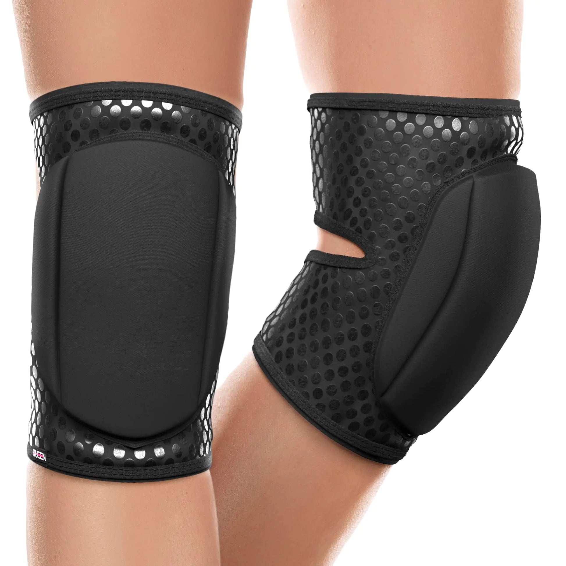 Queen Grip – Dance Knee Pads – Durable Black Protection for Modern Dance and Indoor Sports - Smart Shopper