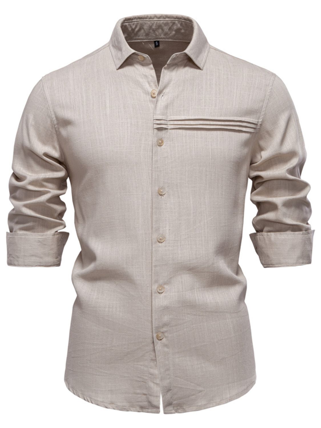 Men's Button Down Collared Neck Shirt - Smart Shopper