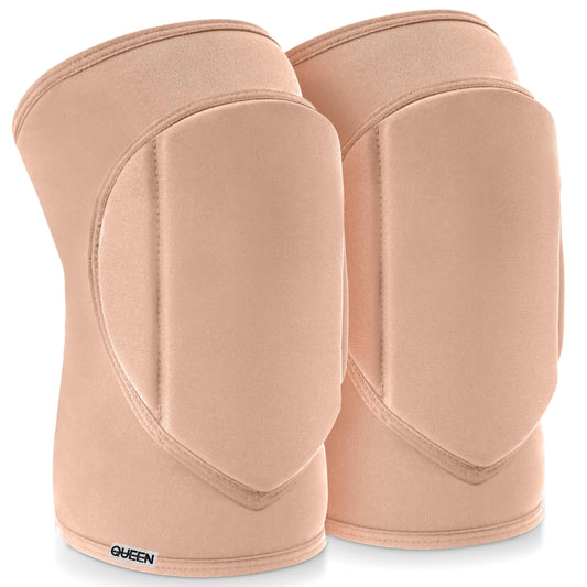 Queen Classic – Nude Latte – Ballet & Pole Dance Knee Pads - Smart Shopper