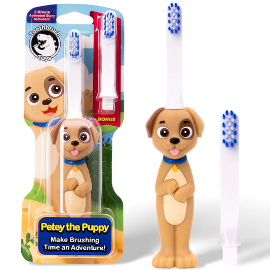 Puppy Pal Toothbrushes - Soft, Fun & Replaceable - Smart Shopper