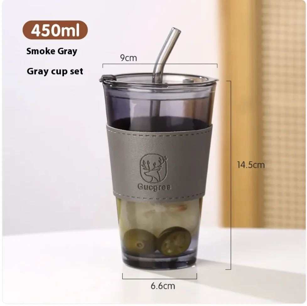 Dual-Layer Insulated Glass Cup - Smart Shopper