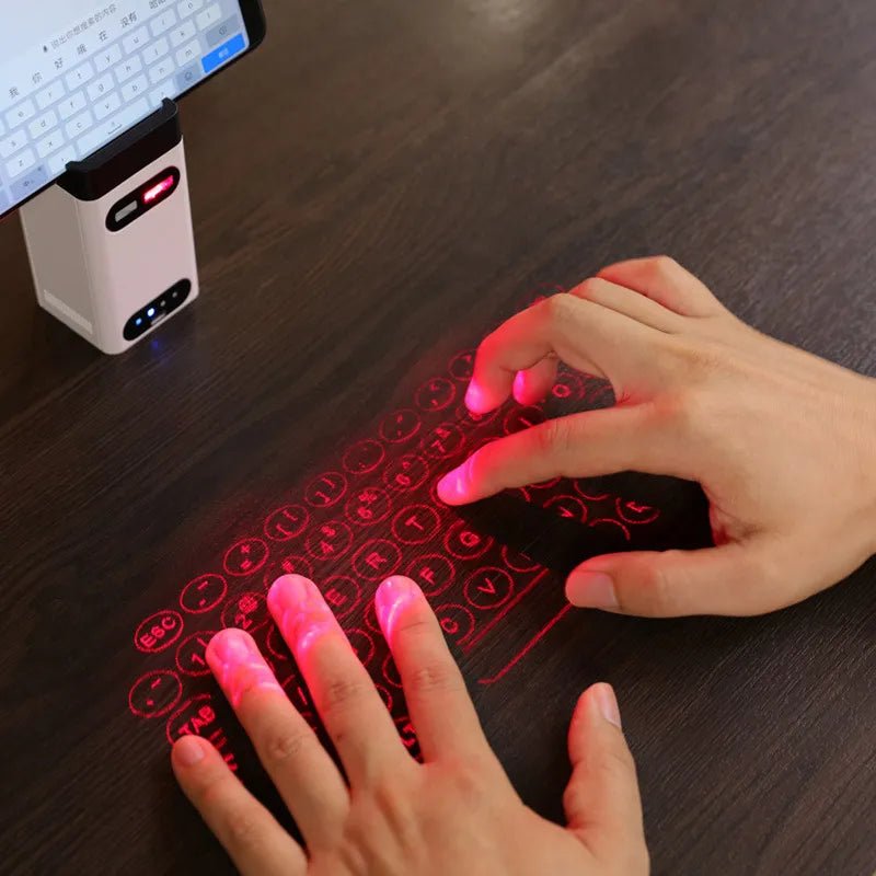 LaserType Wireless Keyboard & Mouse - Smart Shopper