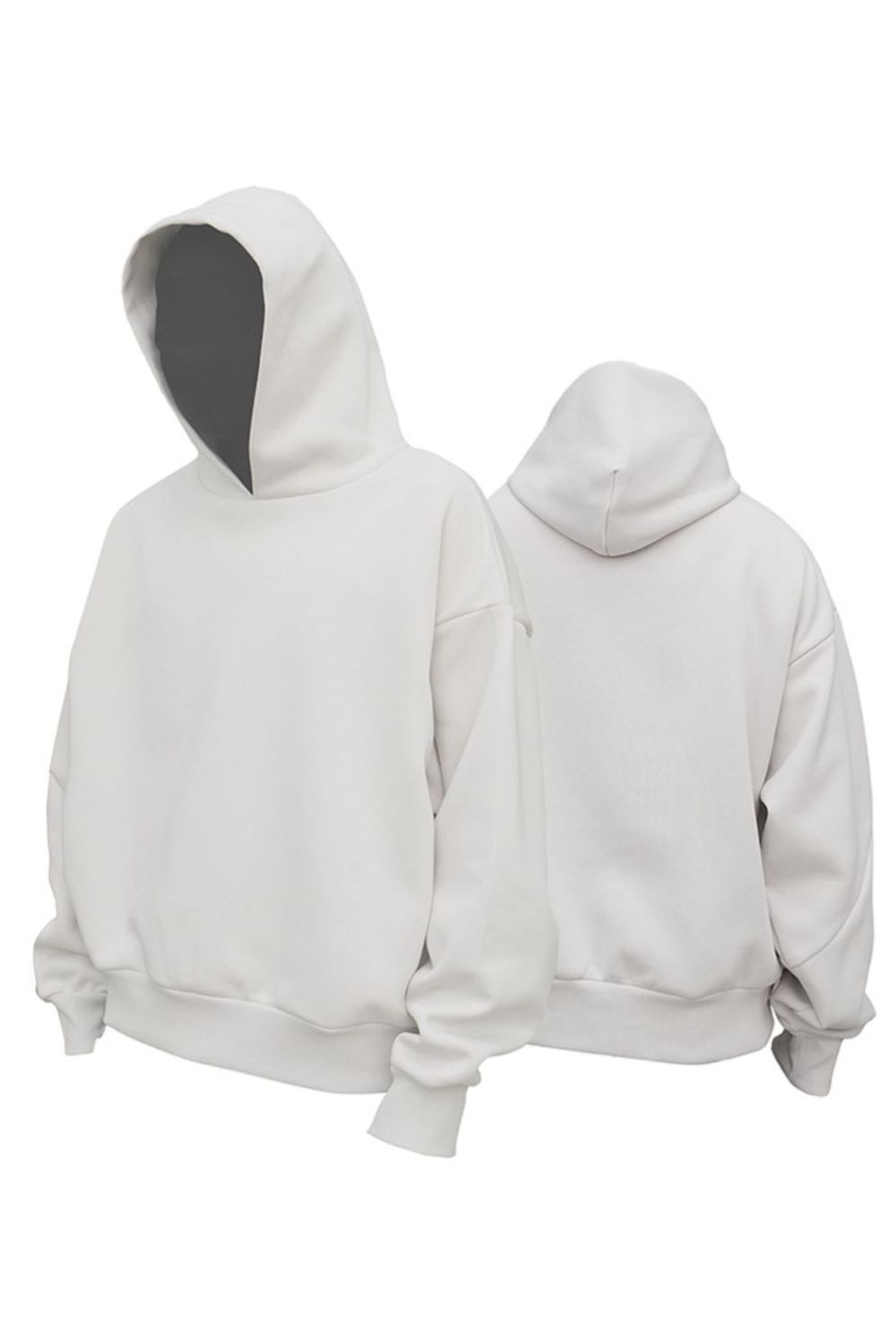 Men's Drop Shoulder Long Sleeve Hoodie - Smart Shopper