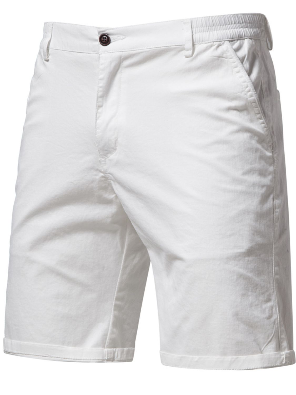 Men's Elastic Waist Shorts with Pockets - Smart Shopper