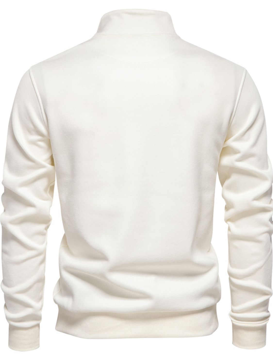 Men's Quarter Zip Long Sleeve Sweatshirt - Smart Shopper