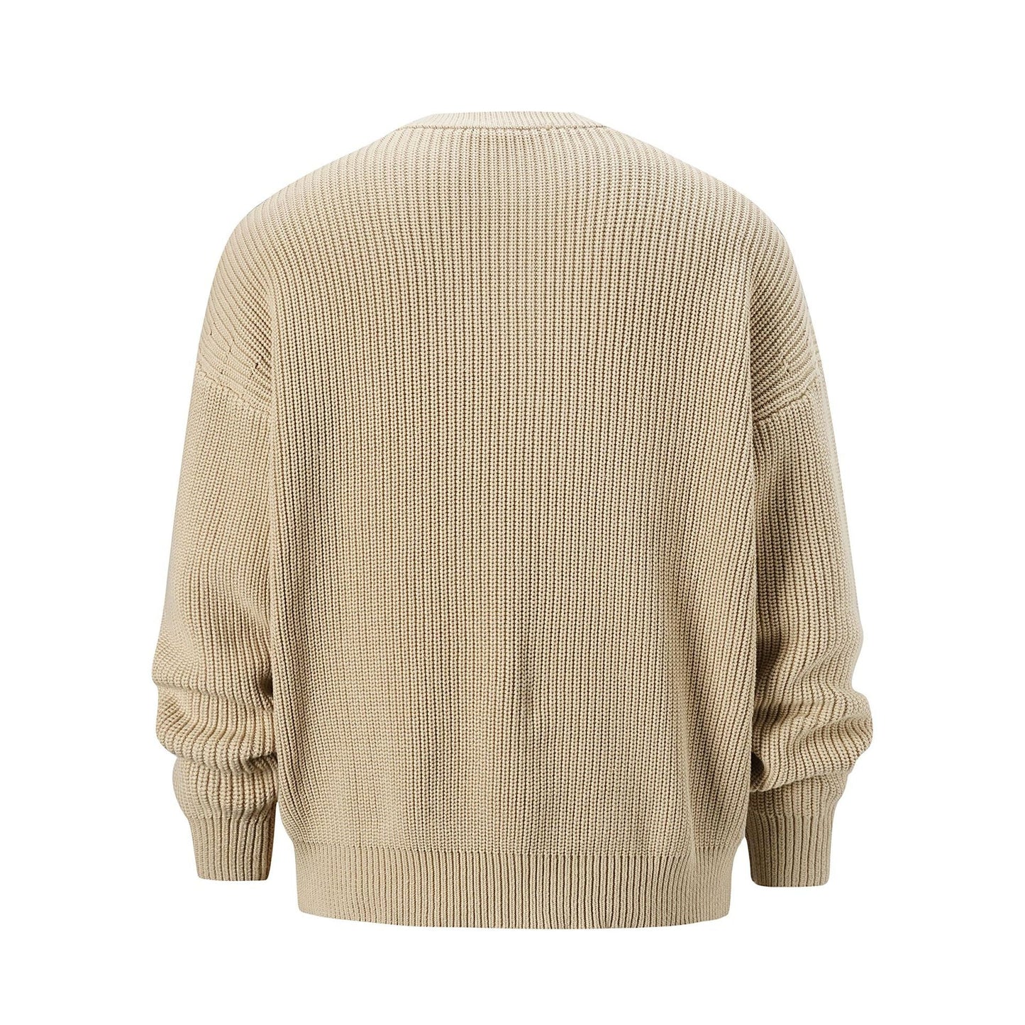 Men's Round Neck Long Sleeve Sweater - Smart Shopper