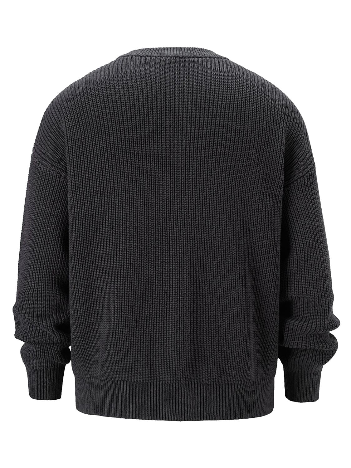 Men's Round Neck Long Sleeve Sweater - Smart Shopper