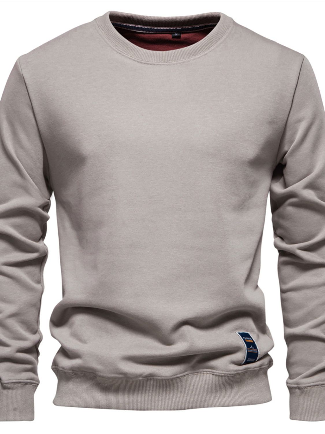 Men's Round Neck Long Sleeve Sweatshirt - Smart Shopper