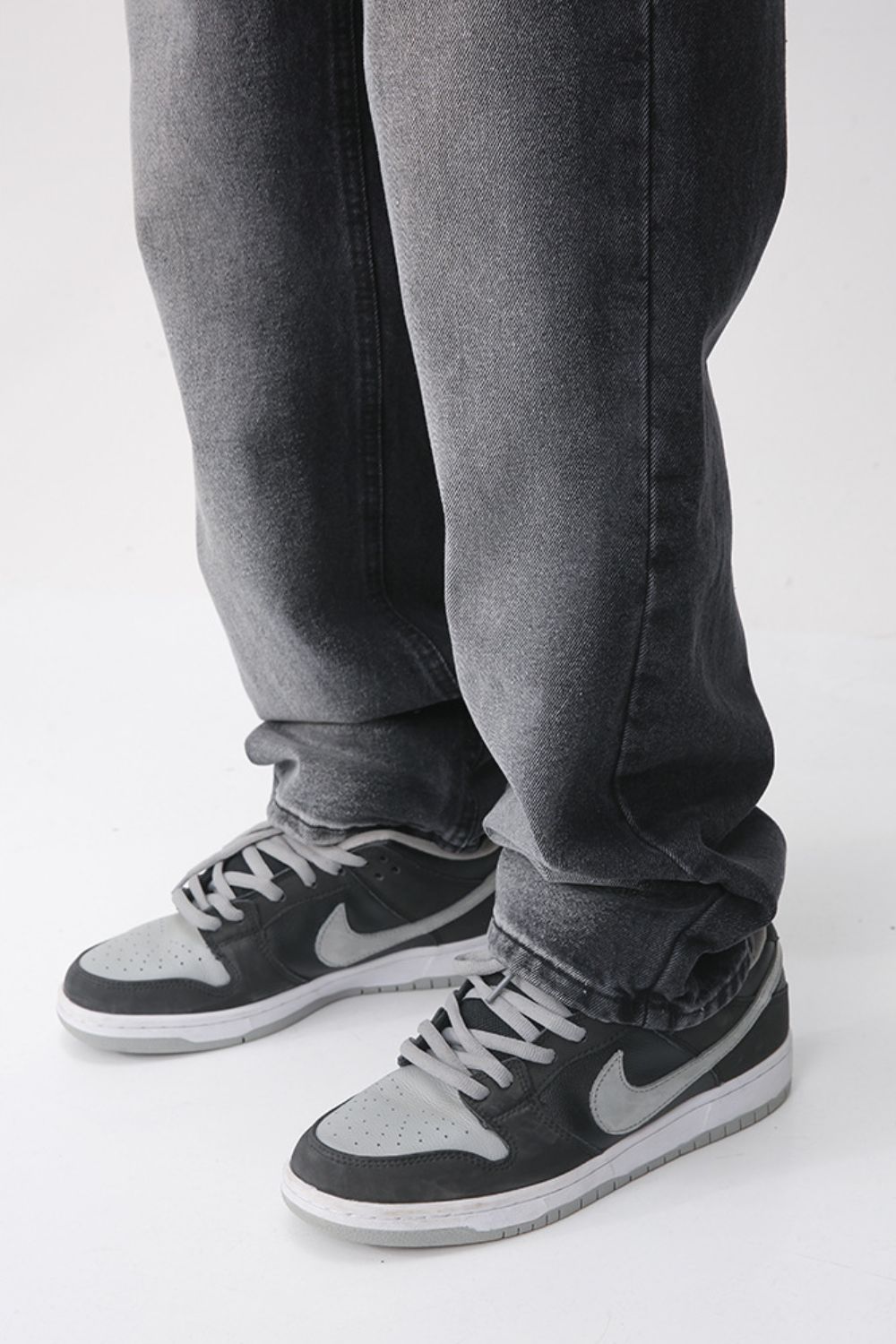 Men's Washed Straight Leg Jeans - Smart Shopper