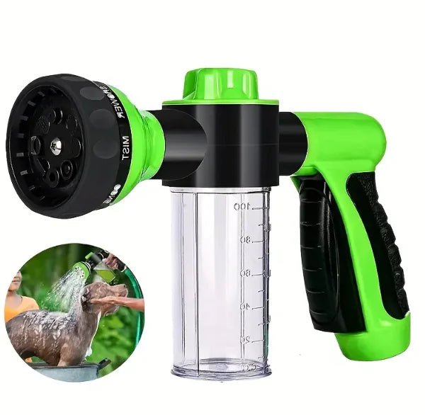 Pet Dog Wash Outdoor, High-Pressure Pet Shower Sprayer Dog Shower Brush And Pet Grooming Comb For Watering Flowers, Car Washing, Pet Bathing - Smart Shopper