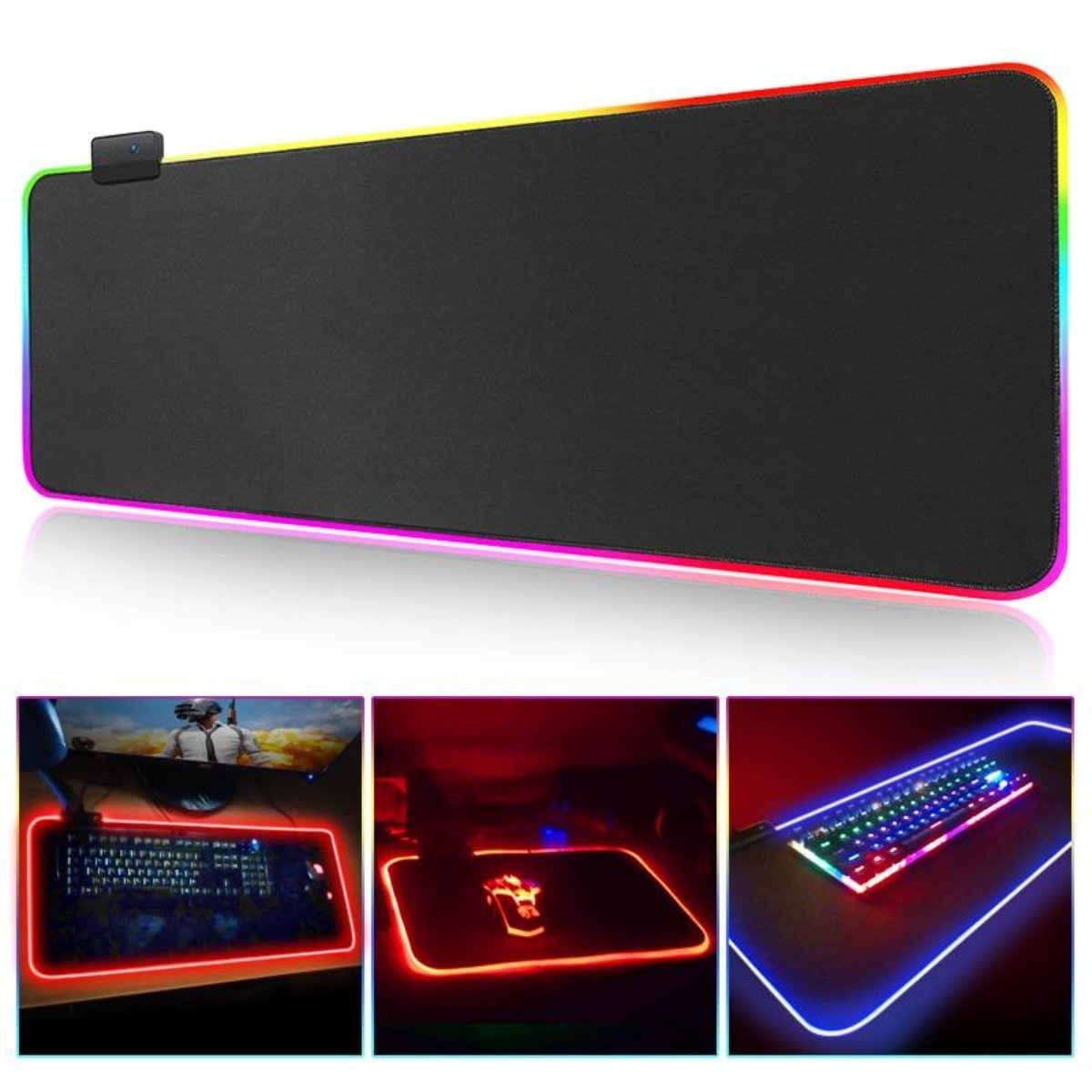 Ninja Dragons RGB Gaming 1 Touch Light Up Mouse Pad - Large Size - Smart Shopper