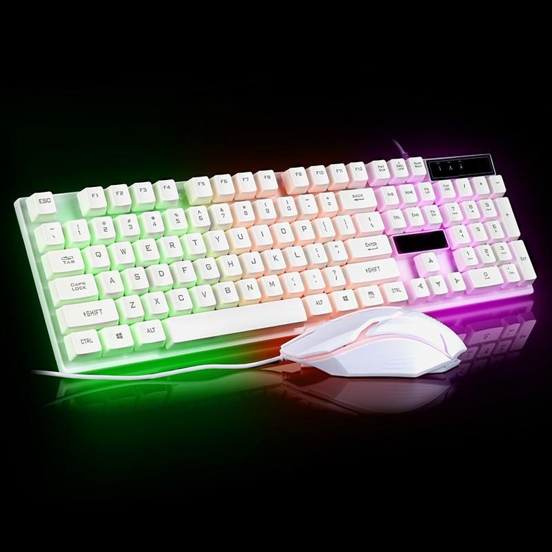 Ninja Dragons White Knight Gaming Keyboard and Mouse Set - Smart Shopper