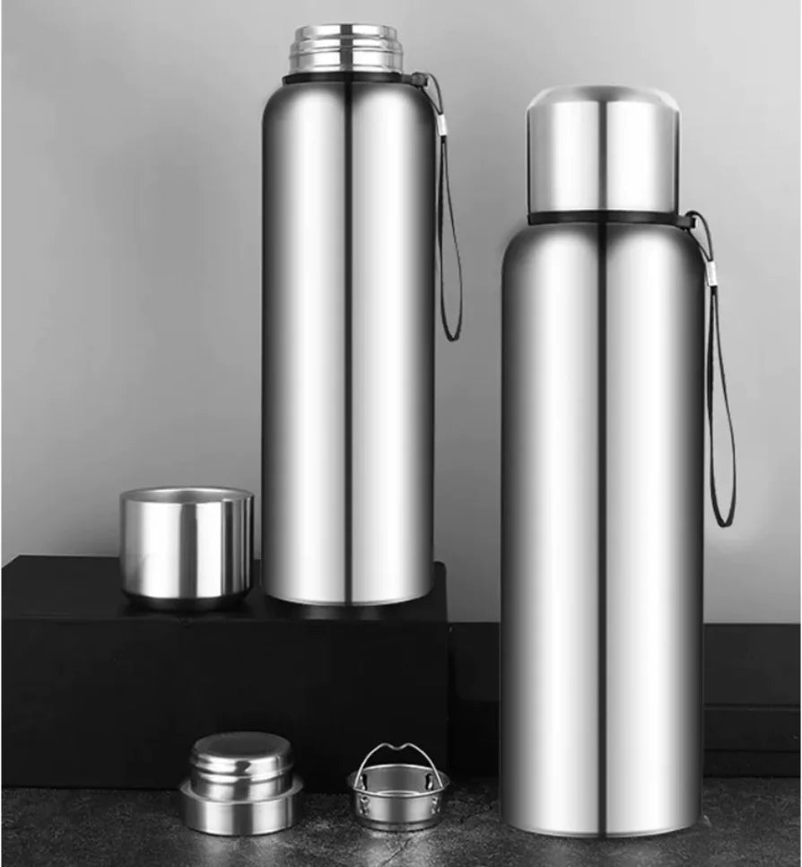 Dual-Wall Stainless Steel Thermos - Smart Shopper