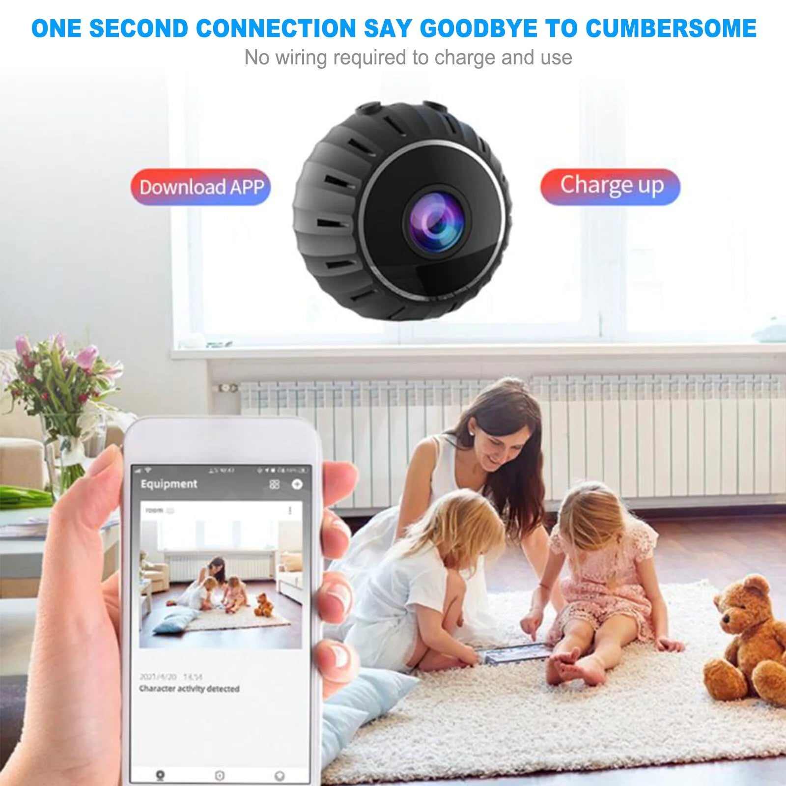 Compact Wireless Spy Cam HD 1080P WiFi DVR - Smart Shopper