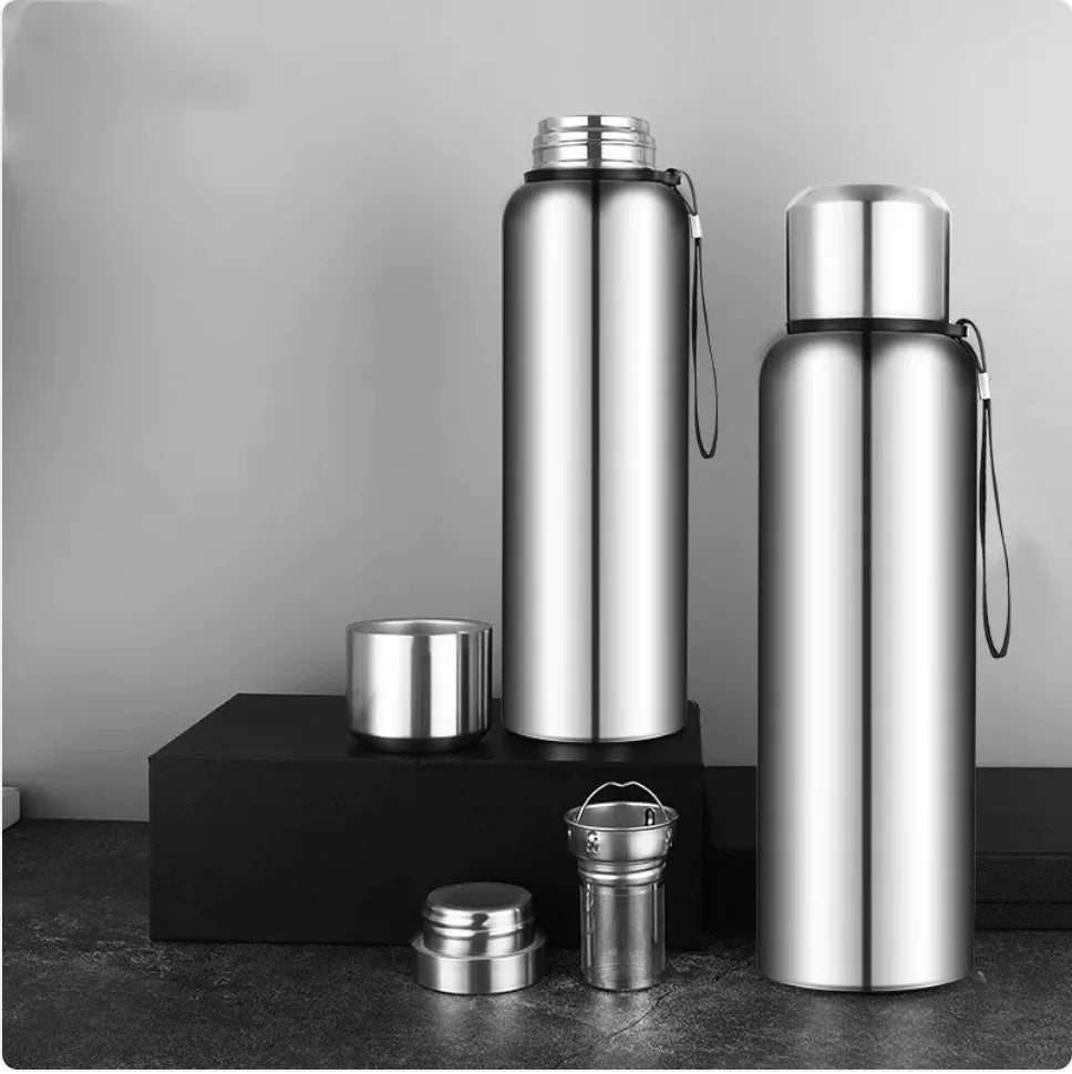 Dual-Wall Stainless Steel Thermos - Smart Shopper